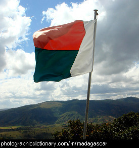 Photo of the Madagascar flag