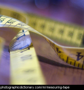 Photo of a measuring tape