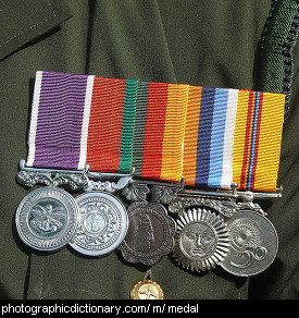 Photo of some medals