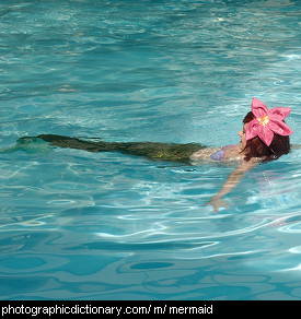 Photo of a mermaid