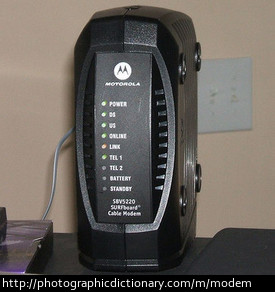 A modem. 