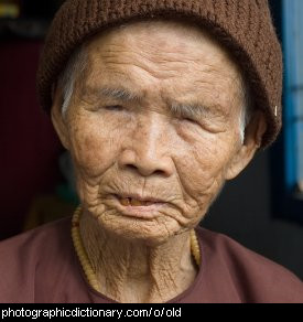 Photo of an old woman