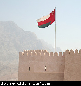 Photo of the Oman flag