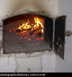 Photo of an oven.