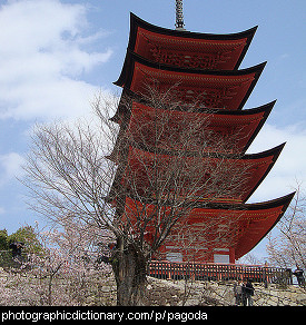Photo of a pagoda