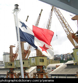 Photo of the Panama flag