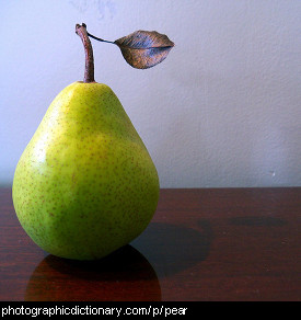 Photo of a pear