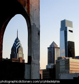Photo of the Philadelphia skyline