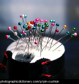 Photo of a pincushion