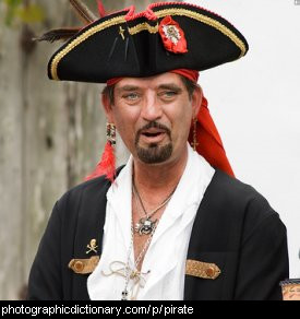 Photo of a pirate