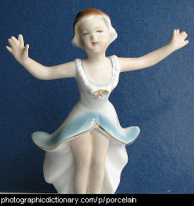 Photo of a porcelain ornament