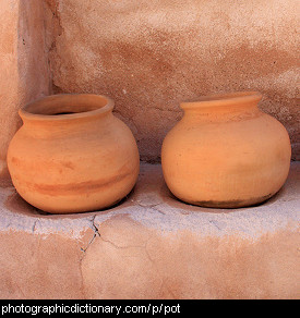 Photo of earthenware pots