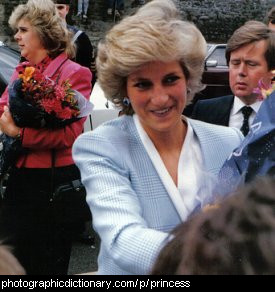 Photo of Princess Diana.