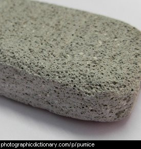 Photo of a pumice stone