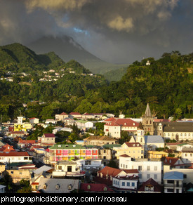 Photo or Roseau, Dominica
