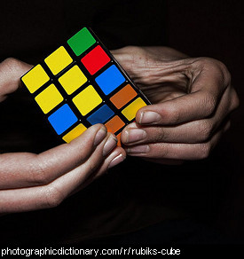 Photo of a rubik's cube