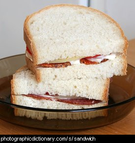 Photo of a sandwich