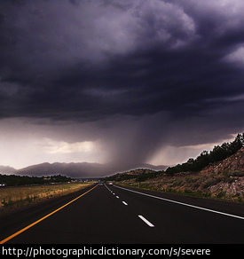 A severe storm.