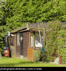 Photo of a shed