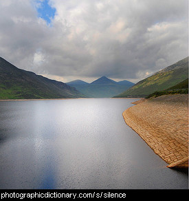 Photo of a very quiet lake