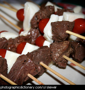 Photo of skewers