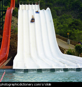 Photo of a water slide
