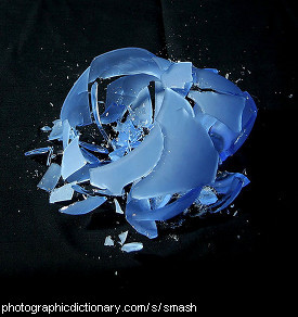 Photo of smashed glass