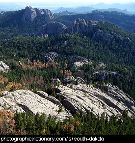 Photo of Harney Peak, South Dakota