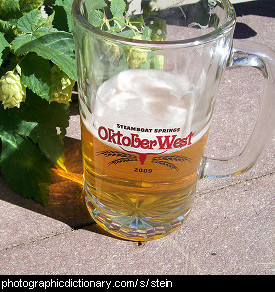 Photo of a beer stein