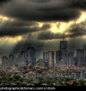 Photo of a storm