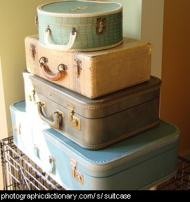 Photo of some suitcases.