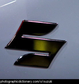 Photo of a Suzuki badge