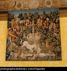 Photo of a tapestry