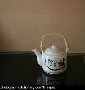 Photo of a teapot.