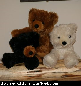 Photo of teddy bears.