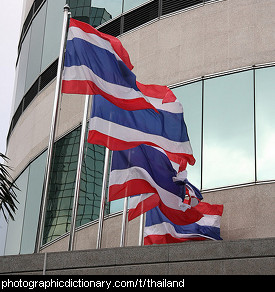 Photo of Thai flags