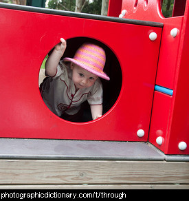 Photo of a child in a playground