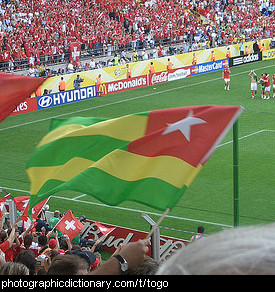 Photo of the Togo flag