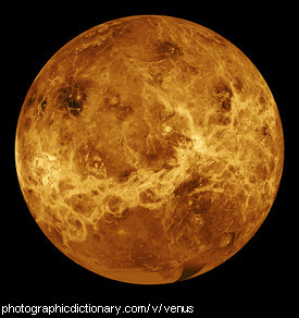 Photo of the planet Venus
