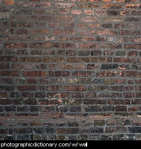 Photo of a brick wall.