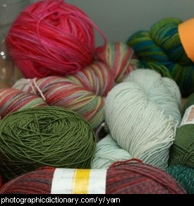 Photo of balls of yarn