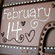Photo of a cake that says February