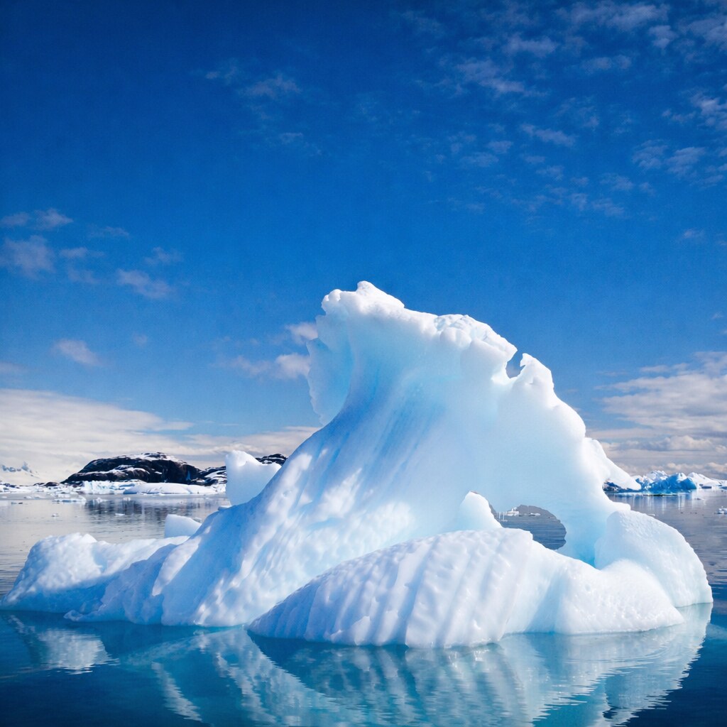 Photo of an iceberg