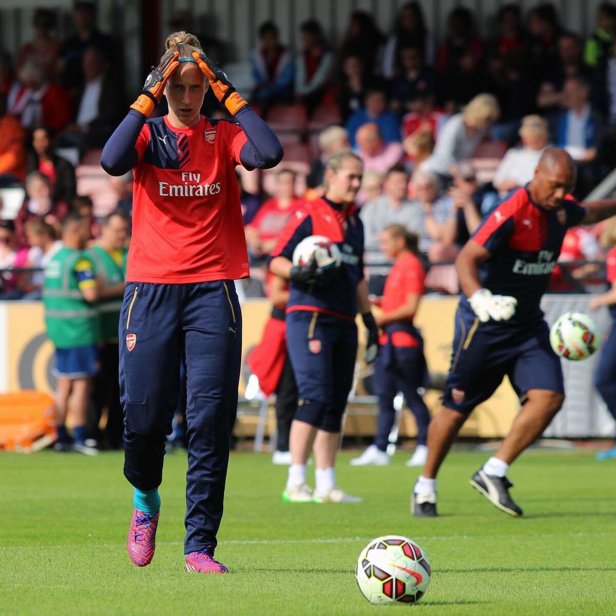 A photo of a sporting match